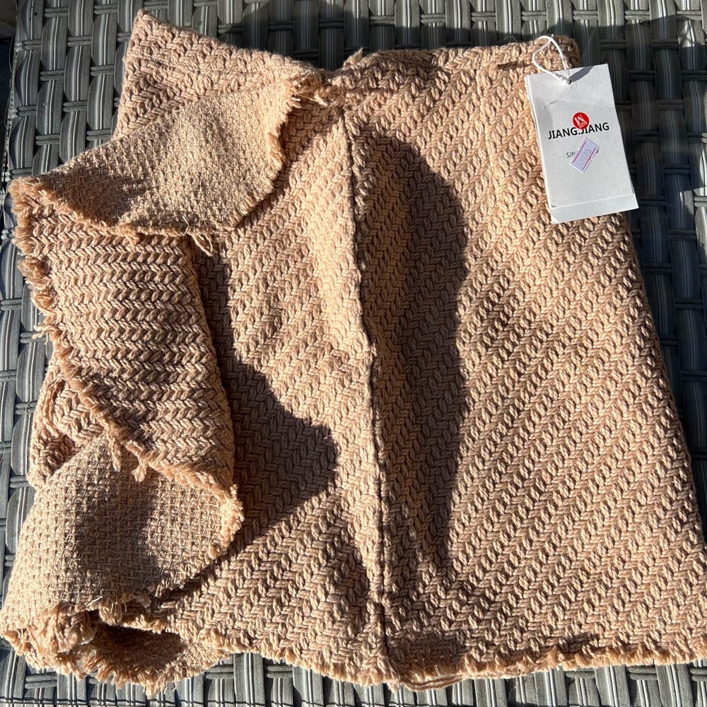 JiangJiang Japanese Tan Brown Skirt